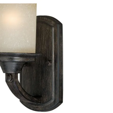 Best Deal Patriot Lighting® Halifax Black Walnut 1 Light Vanity Light