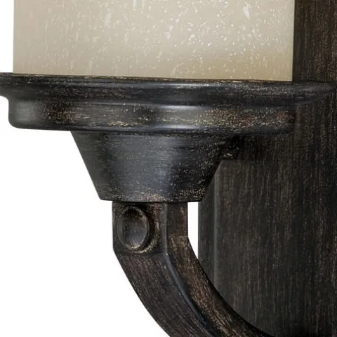 Best Deal Patriot Lighting® Halifax Black Walnut 1 Light Vanity Light