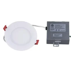 Best Deal Patriot Lighting® 4″ 60W Equivalent Dimmable Integrated Led Ultra-Thin Downlight