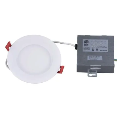 Best Deal Patriot Lighting® 4″ 60W Equivalent Dimmable Integrated Led Ultra-Thin Downlight