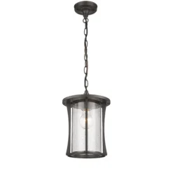 Best Deal Patriot Lighting® Leonard Ii Bronze Led Outdoor Pendant