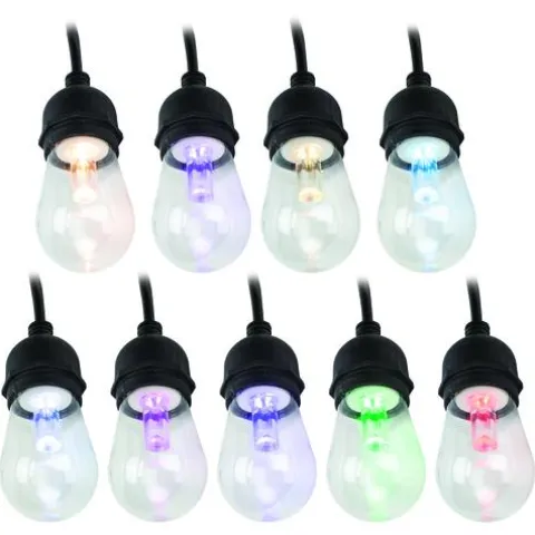 Best Deal Patriot Lighting® 36′ Plug-In 18-Light Integrated Led Color-Changing String Light