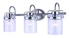 Best Deal Patriot Lighting® Maeva Chrome 3-Light Vanity Light