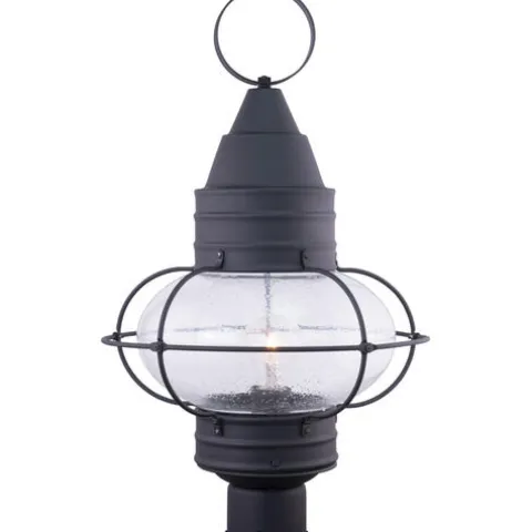 Best Deal Patriot Lighting® Chatham Textured Black Outdoor Post Light