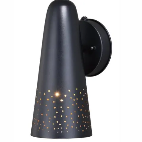 Best Deal Patriot Lighting® Amara Textured Black Outdoor Wall Light
