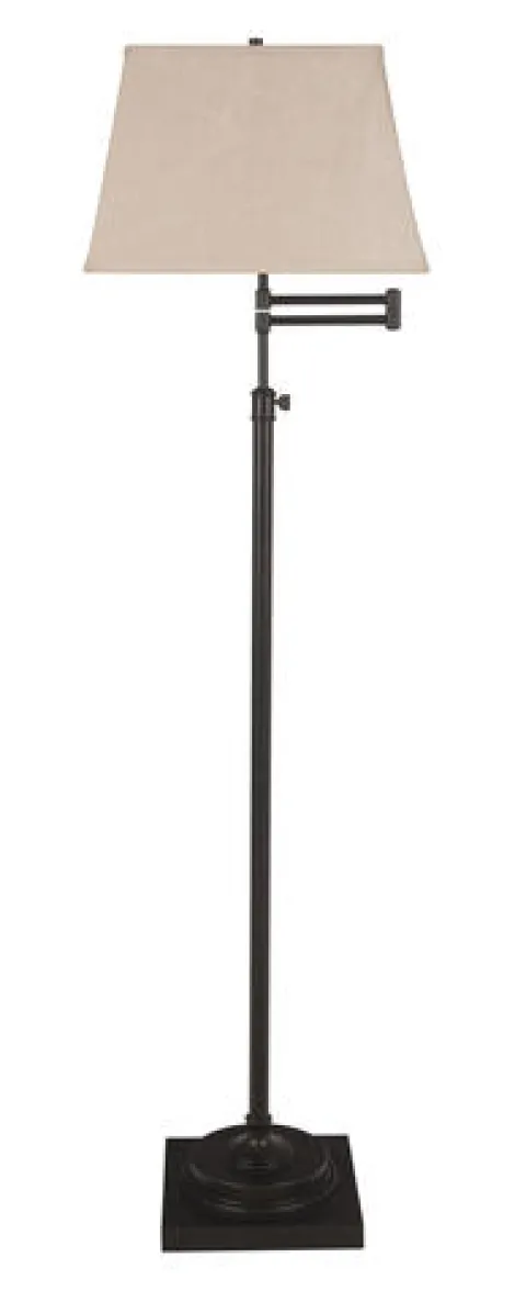 Best Pirce Patriot Lighting® Atias Bronze Adjustable Swing Arm Floor Lamp