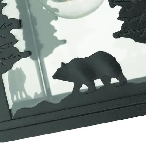 Best Pirce Patriot Lighting® Bear Black Outdoor Wall Light