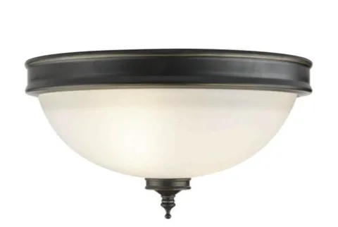 Best Pirce Patriot Lighting® Cacie Bronze Led Flush Mount Ceiling Light 2 Pack