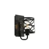 Best Pirce Patriot Lighting® Phinny Matte Black 1-Light Indoor Wall Light