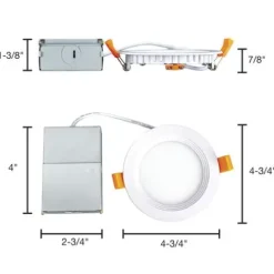 Best Pirce Patriot Lighting® 4″ Led Ultra-Thin Downlight