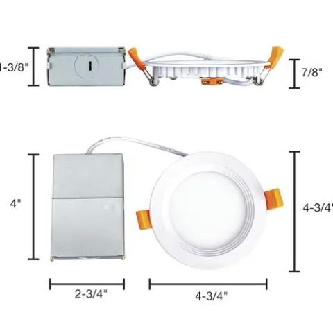 Best Pirce Patriot Lighting® 4″ Led Ultra-Thin Downlight