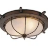 Best Pirce Patriot Lighting® Orleans Antique Red Copper 2-Light Ceiling Light