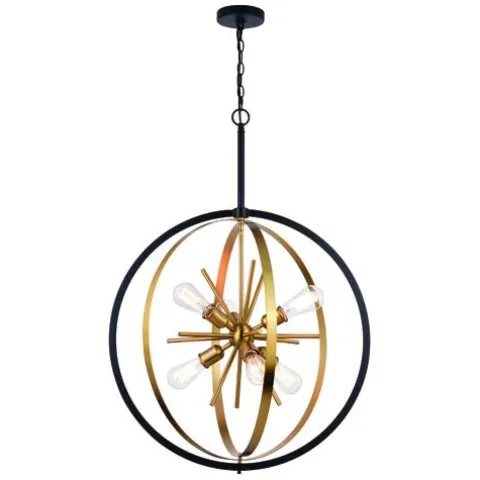 Best Pirce Patriot Lighting® Estelle Natural Brass Pendant