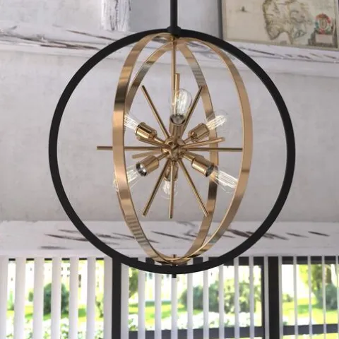 Best Pirce Patriot Lighting® Estelle Natural Brass Pendant