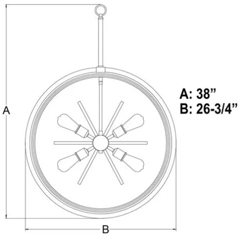 Best Pirce Patriot Lighting® Estelle Natural Brass Pendant