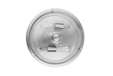 Best Pirce Patriot Lighting® Joska Brushed Nickel 2-Light Flush Mount Ceiling Light