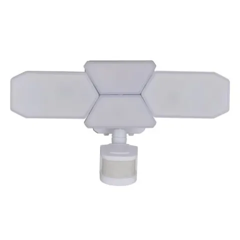 Best Pirce Patriot Lighting® Dualux White Led 4-Head Motion Sensor Outdoor Security Flood Light