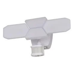 Best Pirce Patriot Lighting® Dualux White Led 4-Head Motion Sensor Outdoor Security Flood Light