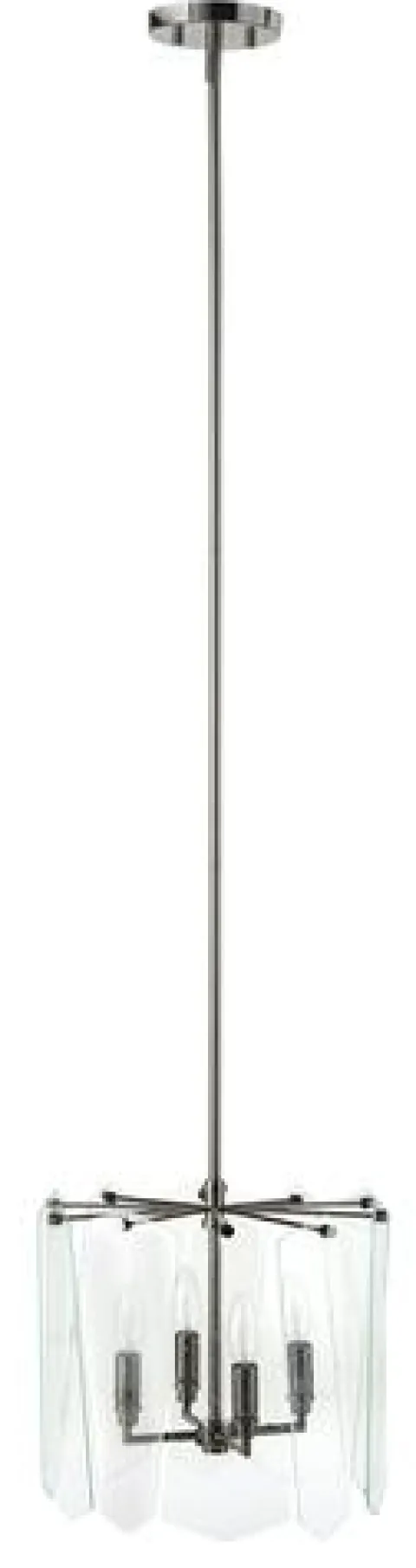 Best Pirce Patriot Lighting® Gladi Chrome 4-Light Chandelier