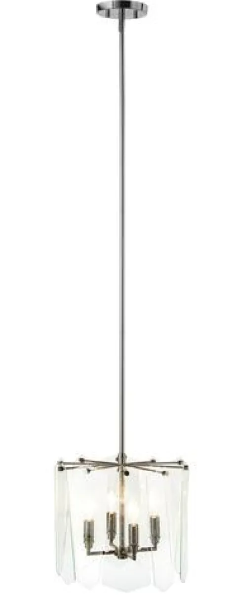 Best Pirce Patriot Lighting® Gladi Chrome 4-Light Chandelier