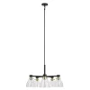 Best Pirce Patriot Lighting® Kenzie Matte Black & Gold 5-Light Chandelier