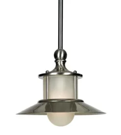 Best Pirce Patriot Lighting® Rae Brushed Nickel 1-Light Mini Pendant