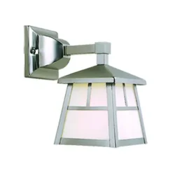 Best Pirce Patriot Lighting® Craftsman Stainless Steel Outdoor Wall Light