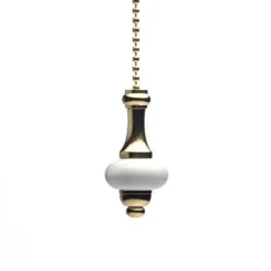 Best Pirce Patriot Lighting® Bright Brass With White Pull Chain