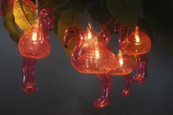 Best Pirce Patriot Lighting® 12′ 5-1/2″ 10-Light Flamingo Solar-Powered Led String Light