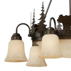 Best Pirce Patriot Lighting® Bozeman Burnished Bronze 9 Light Chandelier