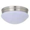 Best Pirce Patriot Lighting® Brady Ii Brushed Nickel Integrated Led Flush Mount Ceiling Light