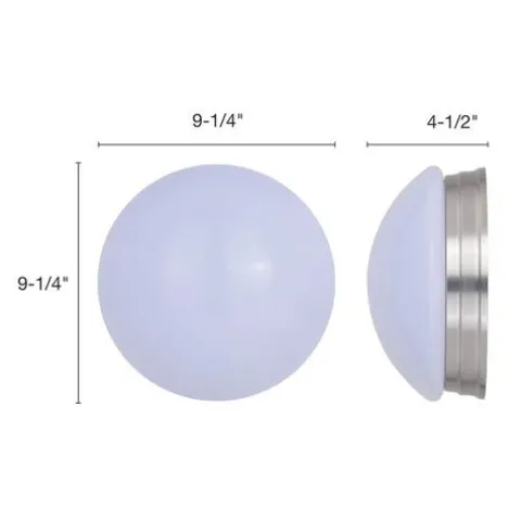 Best Pirce Patriot Lighting® Brady Ii Brushed Nickel Integrated Led Flush Mount Ceiling Light