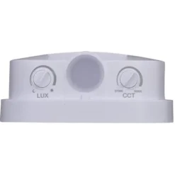 Best Reviews Of Patriot Lighting® Dualux White Led Triple Head Dusk-To-Dawn Outdoor Security Flood Light