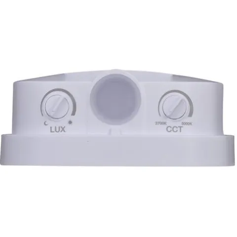 Best Reviews Of Patriot Lighting® Dualux White Led Triple Head Dusk-To-Dawn Outdoor Security Flood Light