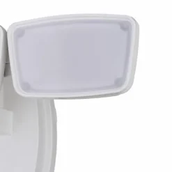 Best Reviews Of Patriot Lighting® Dualux White Led Triple Head Dusk-To-Dawn Outdoor Security Flood Light
