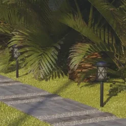 Best Reviews Of Patriot Lighting® Solar Integrated Led Colfax Landscape Light – 4 Pack