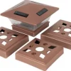 Best Reviews Of Patriot Lighting® Solar Integrated Led Brecklin Copper Post Cap Landscape Light – 2 Pack