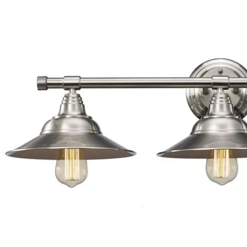 Best Reviews Of Patriot Lighting® Denzel Brushed Nickel 3-Light Vanity Light