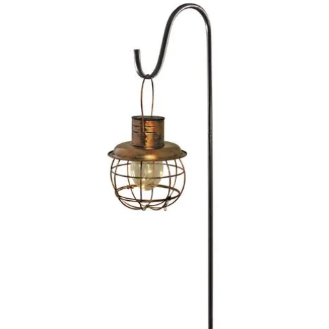 Best Reviews Of Patriot Lighting® Solar Integrated Led Copper Metal Cage Lantern Landscape Light