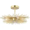 Best Reviews Of Patriot Lighting® Nikko Gold Semi-Flush Mount Ceiling Light