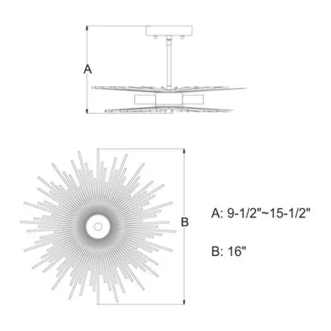 Best Reviews Of Patriot Lighting® Nikko Gold Semi-Flush Mount Ceiling Light