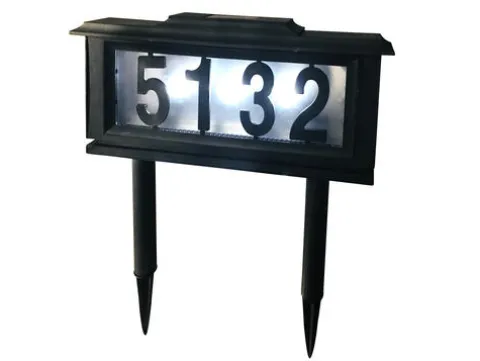 Best Reviews Of Patriot Lighting® Solar Integrated Led Address Sign Landscape Light