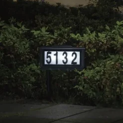 Best Reviews Of Patriot Lighting® Solar Integrated Led Address Sign Landscape Light