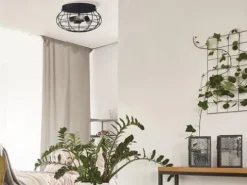 Best Reviews Of Patriot Lighting® Clairine Bronze 3-Light Flush Mount Ceiling Light