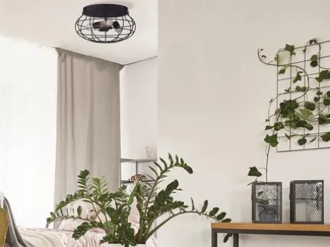Best Reviews Of Patriot Lighting® Clairine Bronze 3-Light Flush Mount Ceiling Light