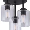 Best Reviews Of Patriot Lighting® Henrik Rubbed Antique Bronze 3-Light Semi-Flush Mount Ceiling Light