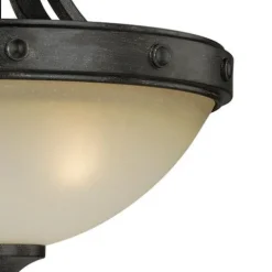 Best Reviews Of Patriot Lighting® Lancaster Black Walnut 2-Light Semi-Flush Mount Ceiling Light