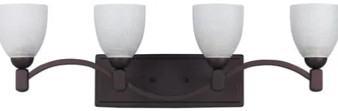Best Reviews Of Patriot Lighting® Grenadier Oil-Rubbed Bronze 4-Light Vanity Light