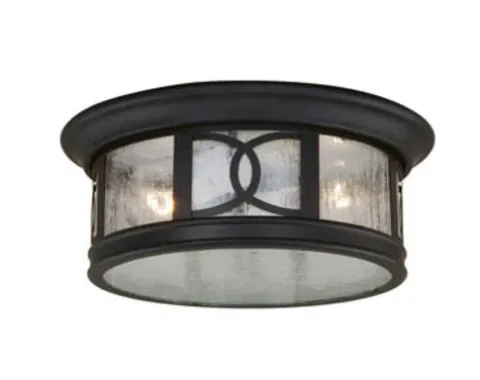 Best Reviews Of Patriot Lighting® Sterling Forged Bronze Outdoor Flush Mount Ceiling Light