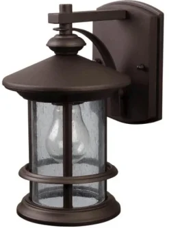 Best Reviews Of Patriot Lighting® Tree House Oil-Rubbed Bronze Outdoor Wall Light
